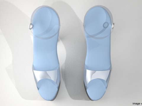 High-heeled Shoe - Type 5 3D Model