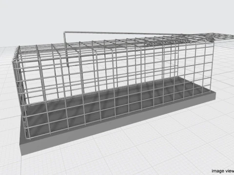 Animal Trapping - Cage-Trap 3D Model