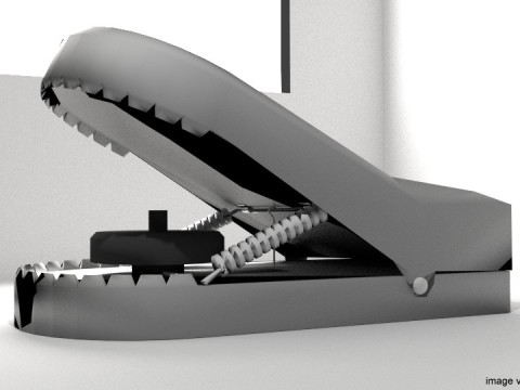Animal Trapping - Jaws Mouthtrap 3Dモデル