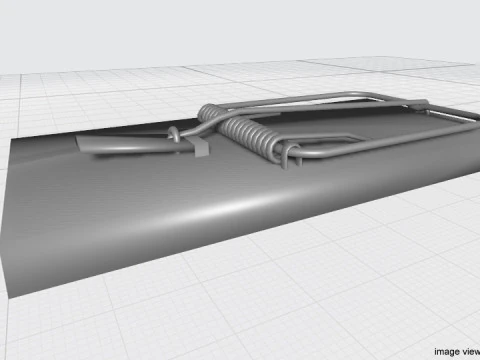 Animal Trapping - Mousetrap 3D Model