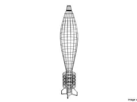 Mortar Ammo - Type 81mm 3D Model