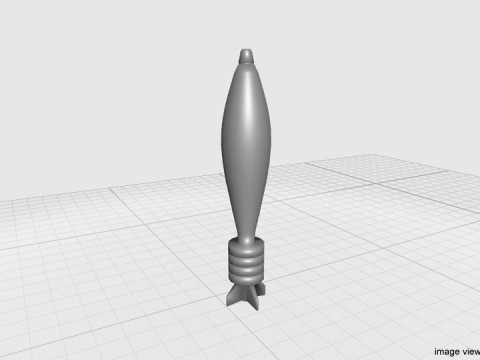 Mortar Ammo - Type 81mm 3D 모델
