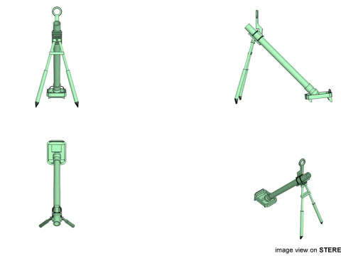 Mortar - Type 1 3D Model