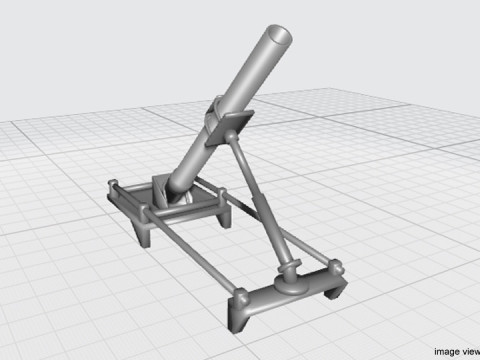 Mortar - Type 2 3Dモデル