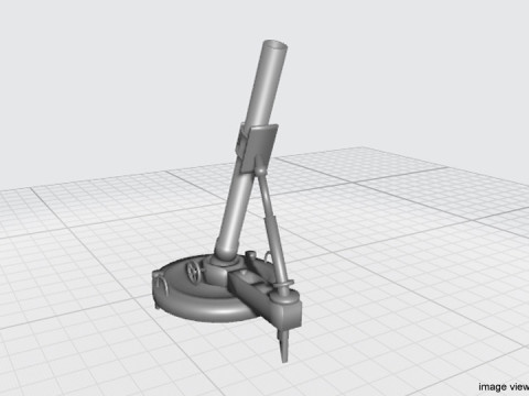 Mortar - Type 3 3D 모델