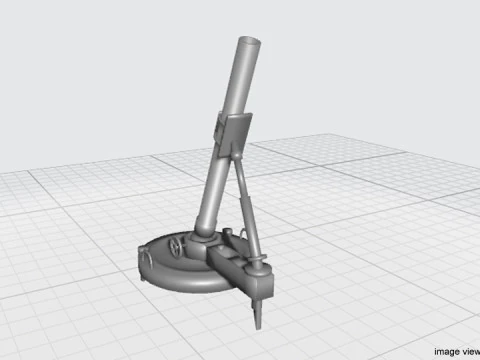 Mortar - Type 3 3D Model