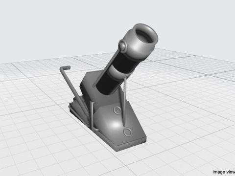 Mortar - Type 4 3D Model