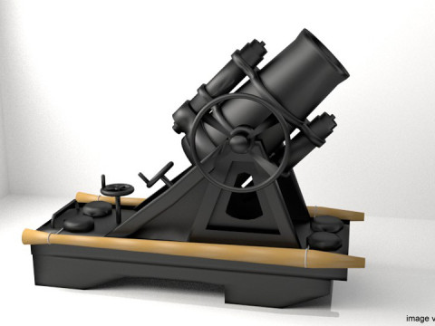 Mortar - Type 5 3Dモデル