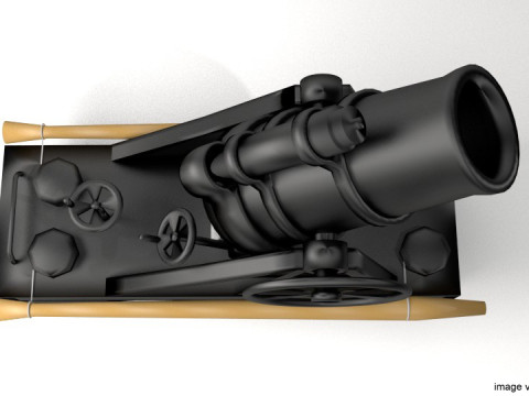 Mortar - Type 5 3Dモデル