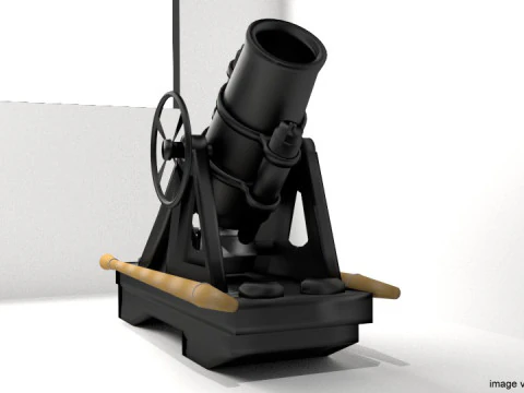 Mortar - Type 5 3D Model