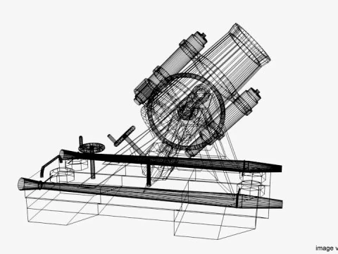 Mortar - Type 5 3D Model