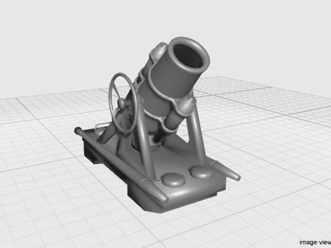 Mortar - Type 5 3D Model