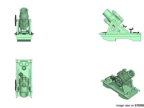 Mortar - Type 5 3D Model