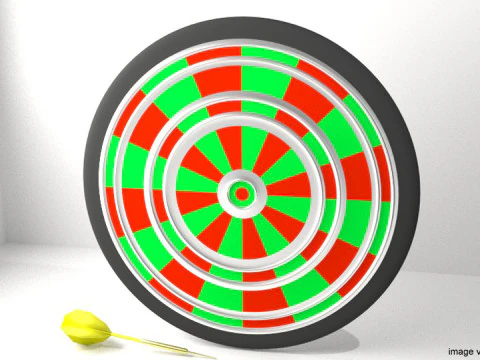 ダーツ 3Dモデル