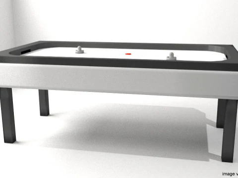 Meja Hoki Udara Model 3D