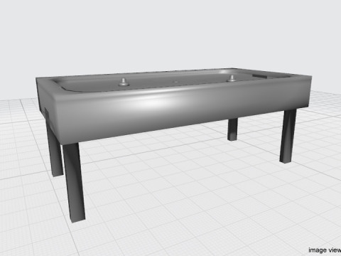 Air Hockey Table 3Dモデル