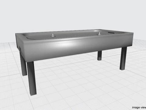 Mesa de Air Hockey Modelo 3D