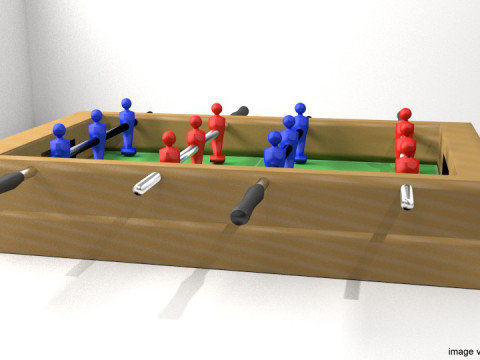 Soccer Table Model 3D