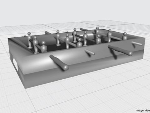 Soccer Table 3Dモデル