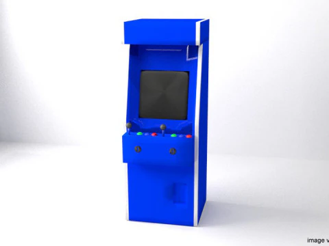 Arcade-Videomaschine 3D Modell
