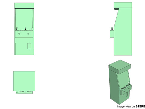 Arcade Video Machine 3D Model