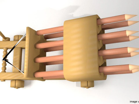 砲兵射手 3Dモデル