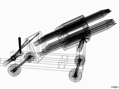 砲兵射手 3Dモデル