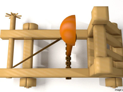 Catapult 3D Model