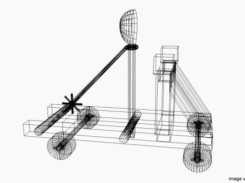 Catapult 3D Model