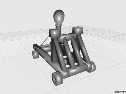 Catapult 3D Model
