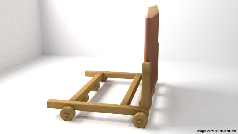 Ramp Shield 3D Model .c4d .max .obj .3ds .fbx .stl .blend 