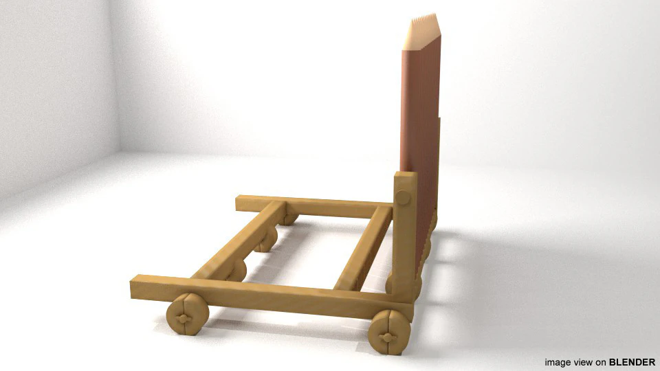 Ramp Shield 3D Model .c4d .max .obj .3ds .fbx .stl .blend 