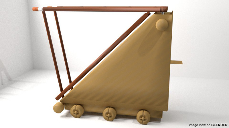 Siege Ladder 3Dモデル .c4d .max .obj .3ds .fbx .stl .blend 