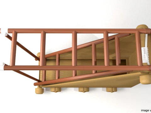 包囲梯子 3Dモデル