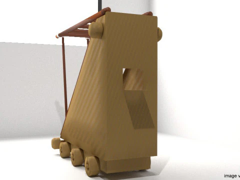 包囲梯子 3Dモデル