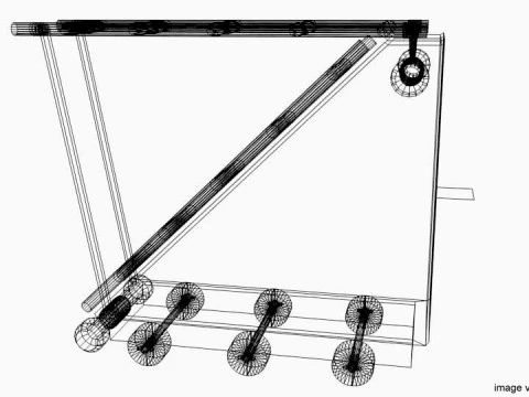 包囲梯子 3Dモデル