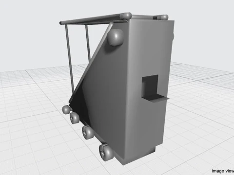 包囲梯子 3Dモデル