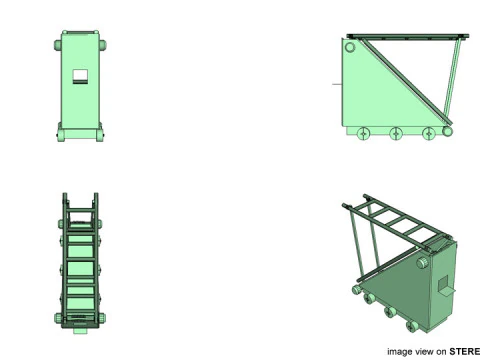 包囲梯子 3Dモデル