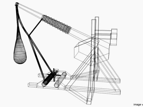 Trebuchet 3D Model