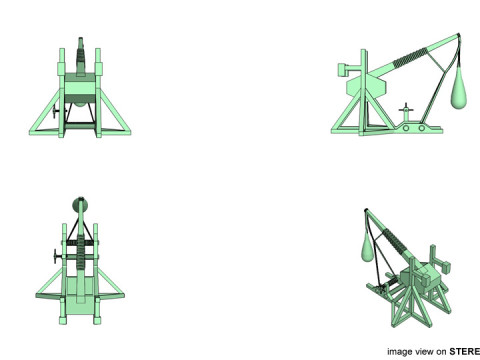 Trebuchet 3D Model