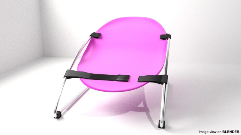 Baby Bouncer 3D मॉडल .c4d .max .obj .3ds .fbx .stl .blend 