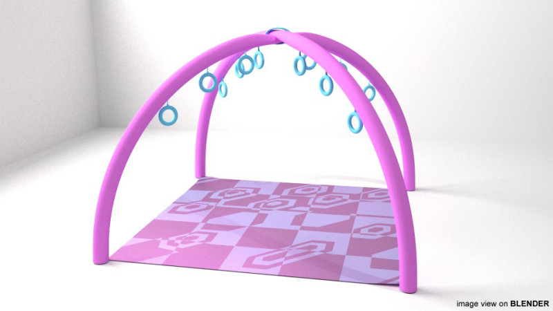 Baby Playmat 3Dモデル .c4d .max .obj .3ds .fbx .stl .blend 