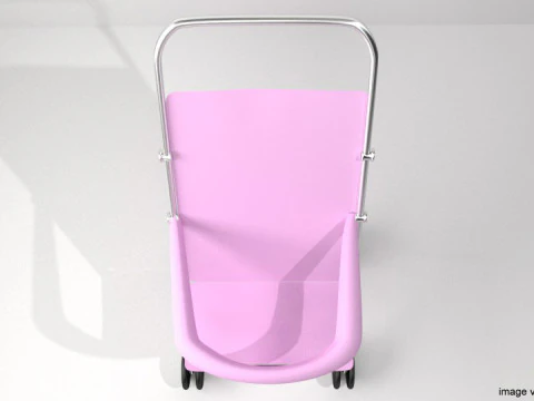 Baby Stroller 3D Model