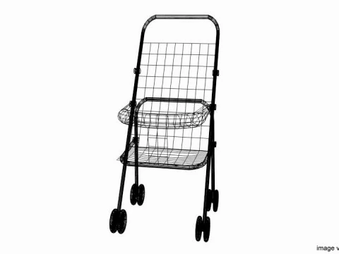 Baby Stroller 3D Model