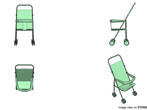 Baby Stroller 3Dモデル