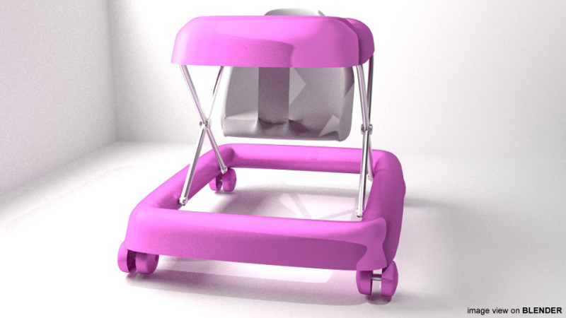 Baby Walker 3Dモデル .c4d .max .obj .3ds .fbx .stl .blend 