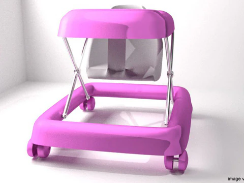 Andador de beb&eacute; Modelo 3D