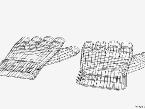 Fitness Gloves 3D Модель