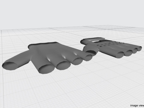 Fitness Gloves 3D Модель