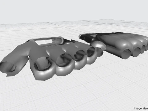 MMA Gloves 3D Model